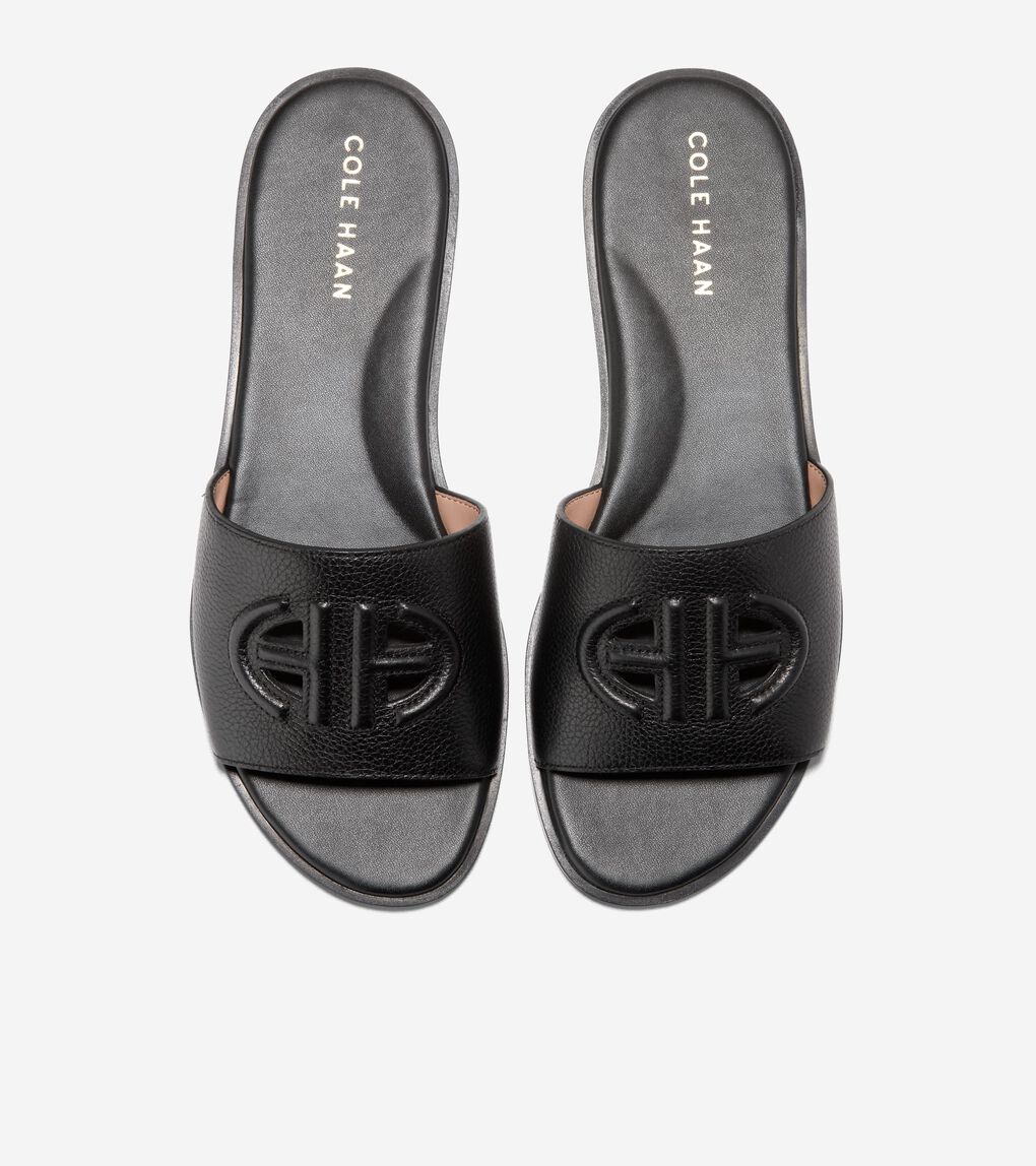 FLYNN LOGO SLIDE SANDAL